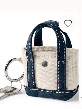 Lands End Canvas Tote -  Two Keychains